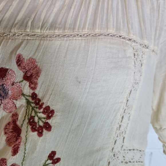 Free People Perfectly Victorian Romance Embroidered Dress - Picture 9 of 12